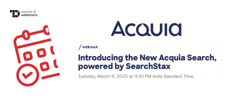TechDogs-"Introducing the New Acquia Search, Powered by SearchStax"