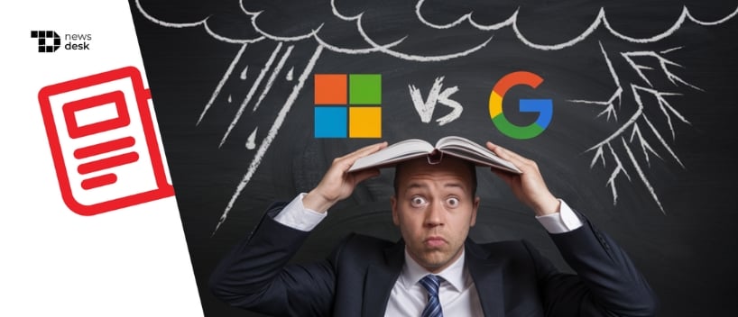 TechDogs-"Microsoft Accuses Google Of Influencing Cloud Regulation In Europe"