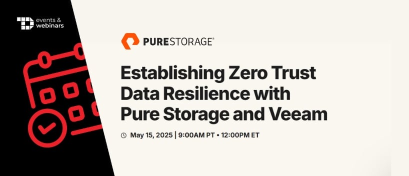 TechDogs-"Establishing Zero Trust Data Resilience with Pure Storage and Veeam"