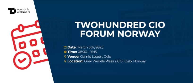 TechDogs-"Two Hundred CIO Forum Norway"