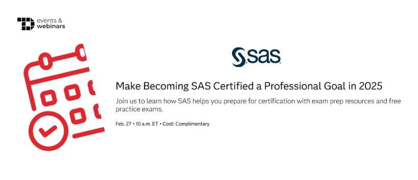 TechDogs-"Make Becoming SAS Certified a Professional Goal in 2025"
