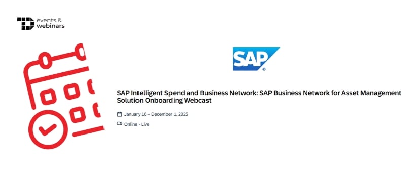 TechDogs-"SAP Intelligent Spend and Business Network: SAP Business Network for Asset Management Solution Onboarding Webcast"