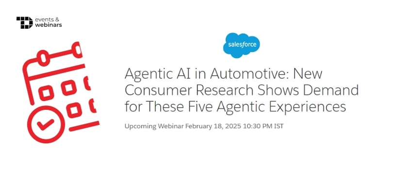 TechDogs-"Agentic AI in Automotive: New Consumer Research Shows Demand for These Five Agentic Experiences"