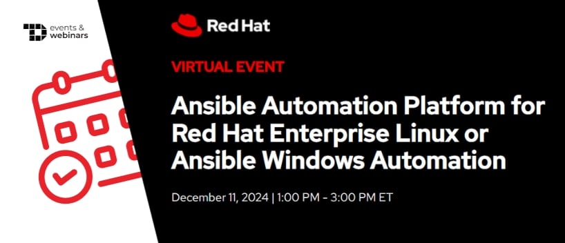 TechDogs-"Ansible Automation Platform for Red Hat Enterprise Linux or Ansible Windows Automation"
