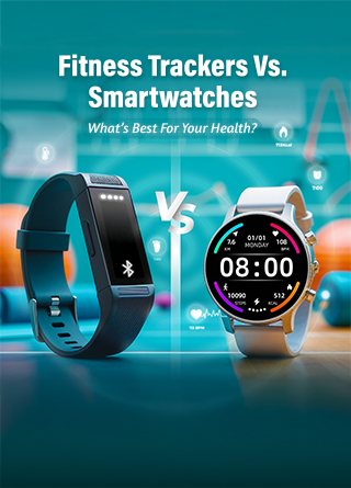 TechDogs-"Fitness Trackers Vs. Smartwatches: What’s Best For Your Health?"