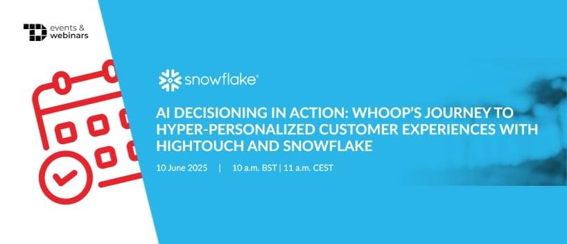 TechDogs-"AI Decisioning in Action: WHOOP’s Journey to Hyper-Personalized Customer Experiences with Hightouch & Snowflake"