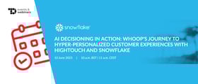 TechDogs-"AI Decisioning in Action: WHOOP’s Journey to Hyper-Personalized Customer Experiences with Hightouch & Snowflake"
