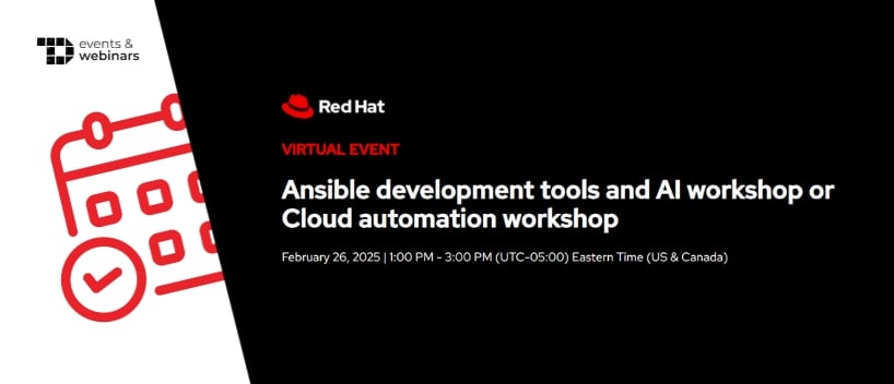 TechDogs-"Ansible Development Tools and AI Workshop or Cloud Automation Workshop"