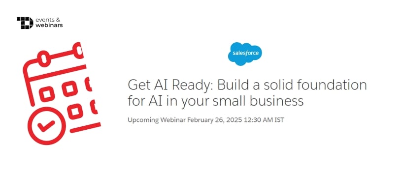 TechDogs-"Get AI Ready: Build a Solid Foundation for AI in Your Small Business"