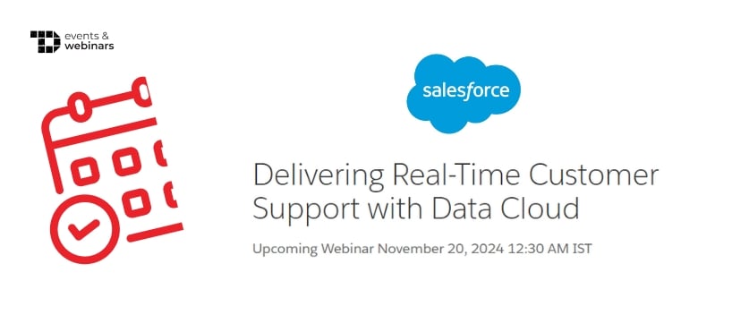 TechDogs-"Delivering Real-Time Customer Support with Data Cloud"