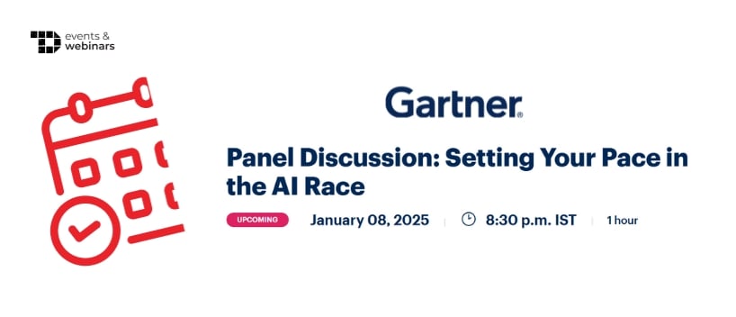 TechDogs-"Panel Discussion: Setting Your Pace in the AI Race"