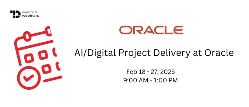 TechDogs-"AI/Digital Project Delivery at Oracle"