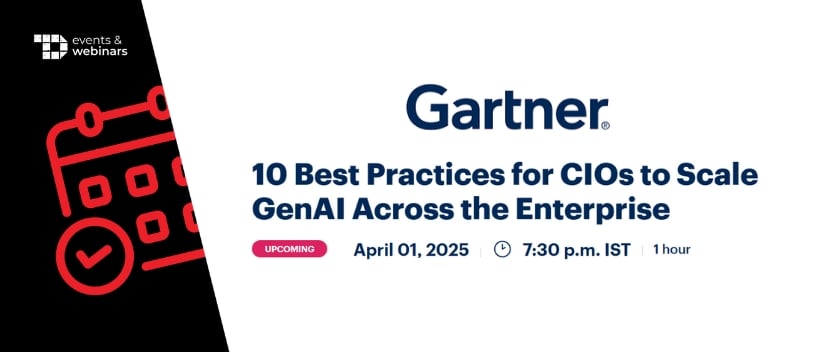 TechDogs-"10 Best Practices for CIOs to Scale GenAI Across the Enterprise"