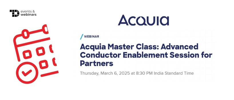 TechDogs-"Acquia Master Class: Advanced Conductor Enablement Session for Partners"