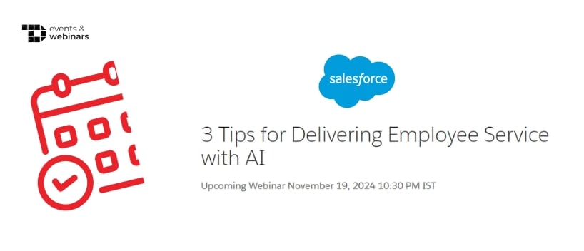 TechDogs-"3 Tips for Delivering Employee Service with AI"