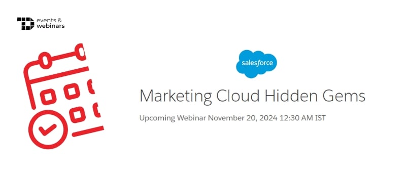 TechDogs-"Marketing Cloud Hidden Gems"