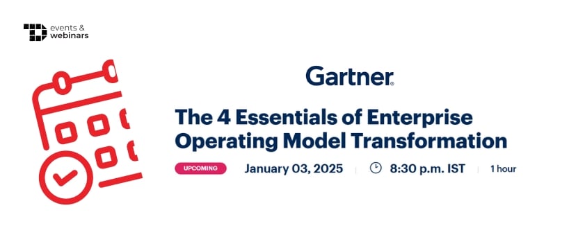 TechDogs-"The 4 Essentials of Enterprise Operating Model Transformation"