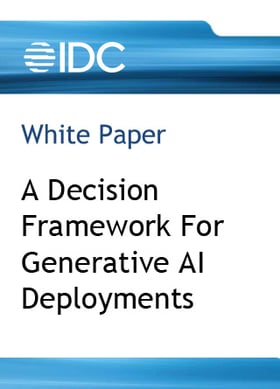 TechDogs - "A Decision Framework For Generative AI Deployments​"