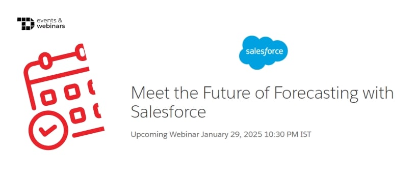 TechDogs-"Meet the Future of Forecasting with Salesforce"