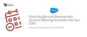 TechDogs-"Grow Key Account Revenue with Account Planning Now Built into Your CRM"