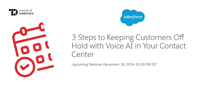 TechDogs-"3 Steps to Keeping Customers Off Hold with Voice AI in Your Contact Center"