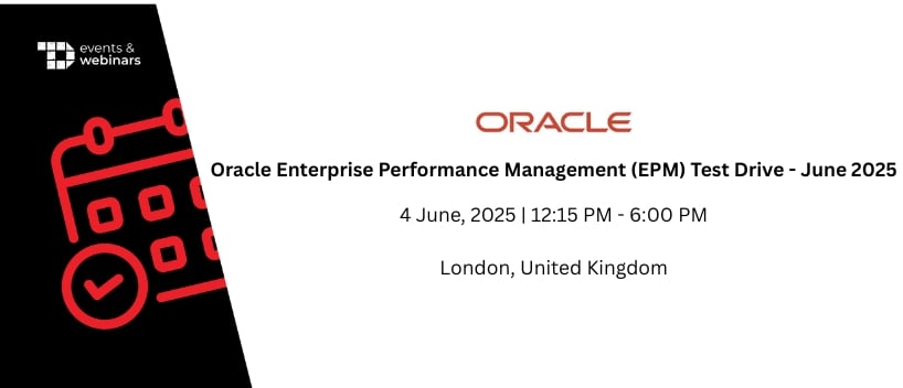 TechDogs-"Oracle Enterprise Performance Management (EPM) Test Drive - June 2025"