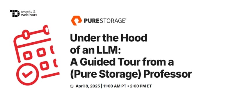 TechDogs-"Under the Hood of an LLM: A Guided Tour from a (Pure Storage) Professor"