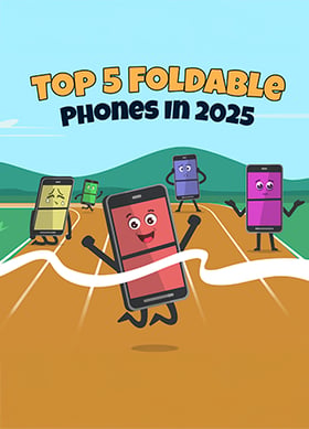 TechDogs-"Top 5 Foldable Phones In 2025"