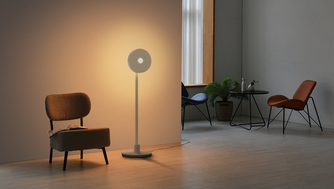 TechDogs-"An Image Of LG's Concept 3-In-1 Lamp"