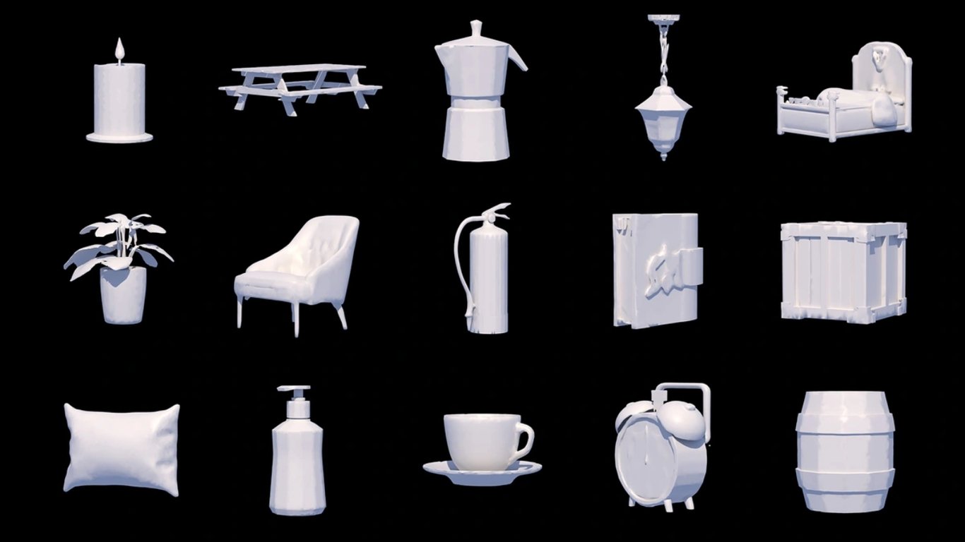TechDogs-"An Image Showing Examples Of 3D Objects Created Using Roblox Open Source Model"