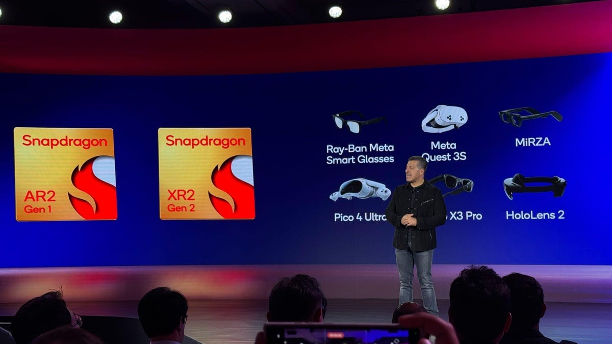 TechDogs-"What Did Qualcomm Reveal At The Snapdragon Summit?"-"Qualcomm SVP Alex Katouzian Discussing The Company's AR And XR Chips And The Devices Powered By Them."