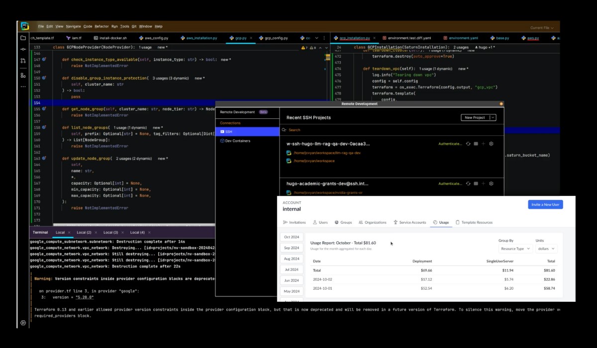 TechDogs-“Tool 1: Saturn Cloud” - “A Screenshot Of Saturn Cloud Dashboard”