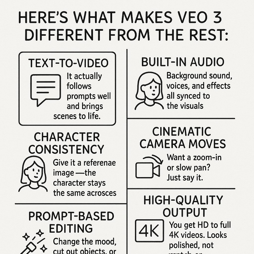 TechDogs-"How Veo3 Benefits Content Creators"-"An Image Of Benefits Of Veo 3"