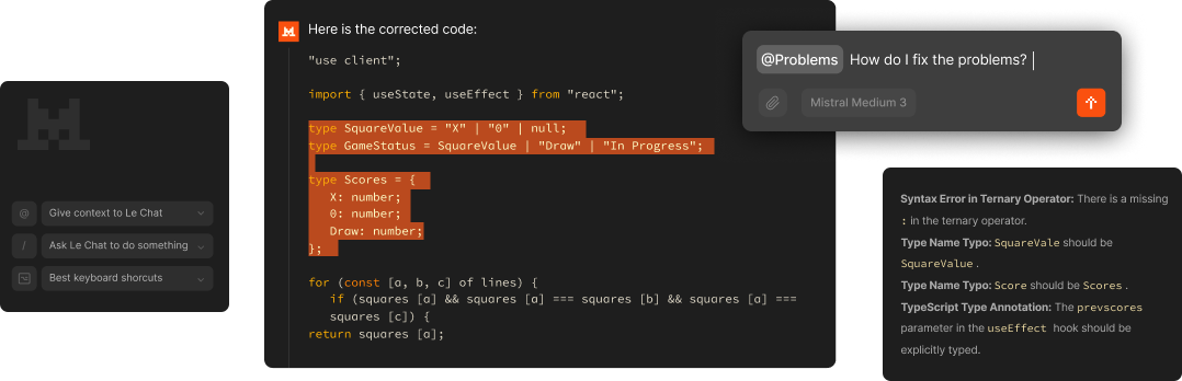 TechDogs-" An Image Showing Mistral Code Demo"