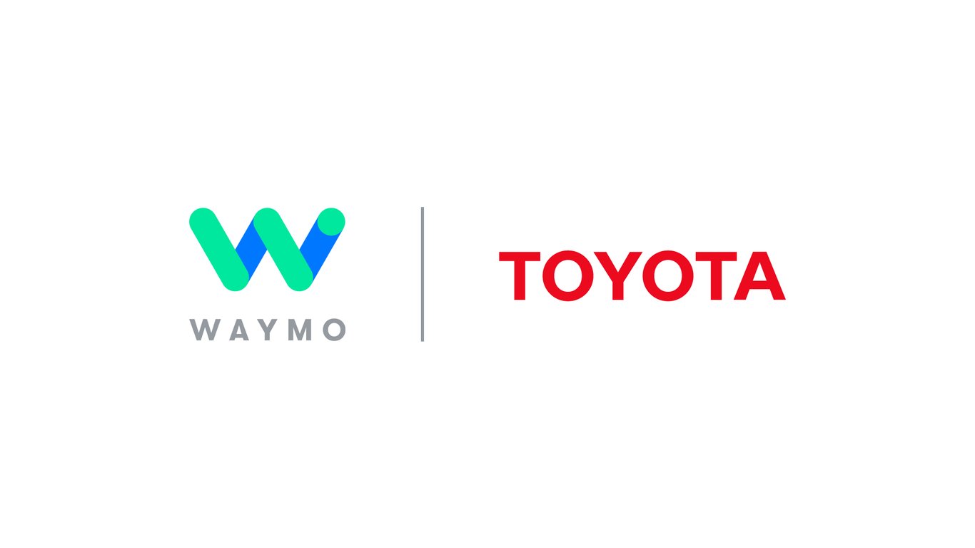 TechDogs-"An Image Showing The Logos Of Waymo And Toyota Motor Corp"