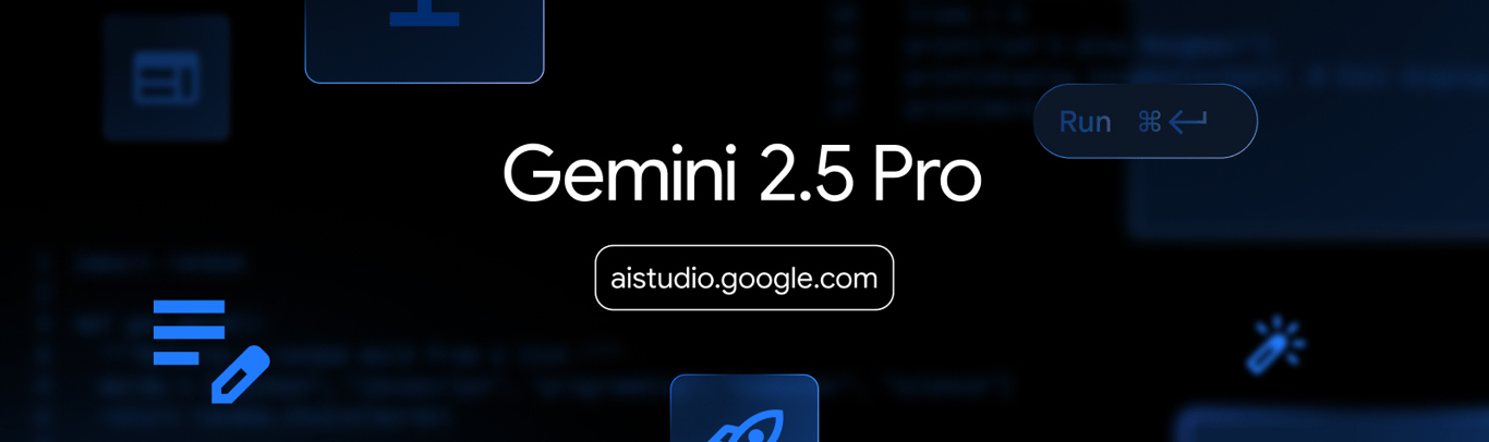 TechDogs-"An Image Blaring "Gemini 2.5 Pro" And Google's AI Studio Link"