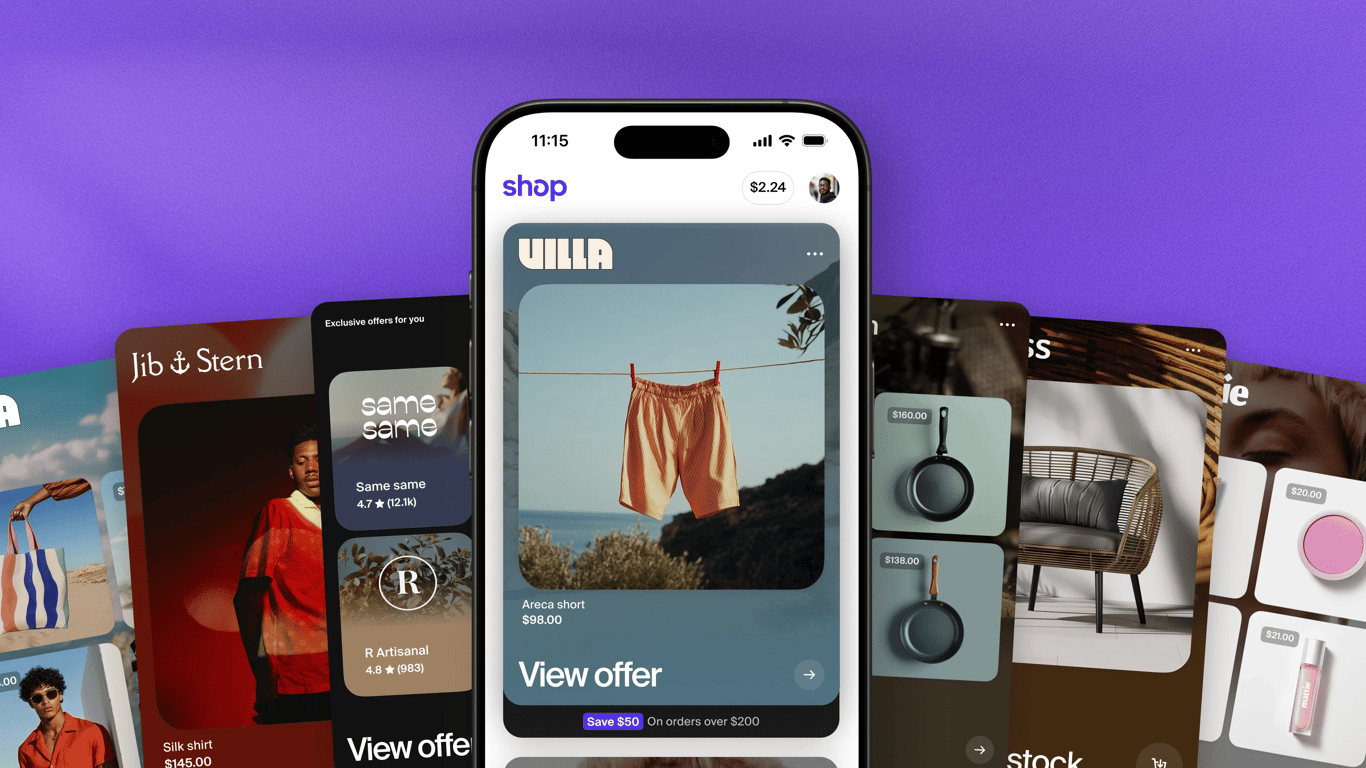 TechDogs-"An Image Depicting Shopify's Shop App"