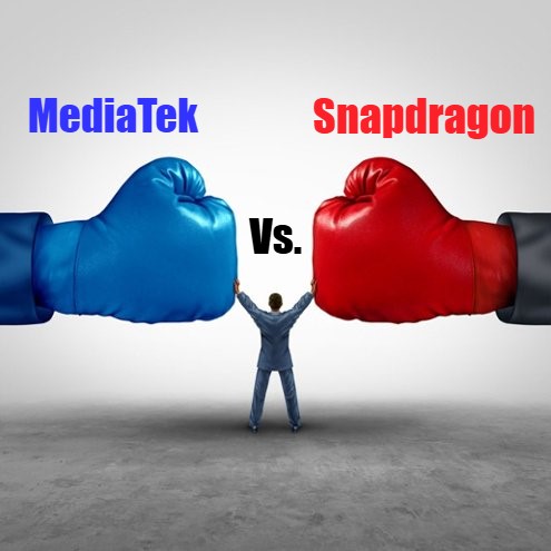 TechDogs-"Market Share And OEM Preference"-"An Image Showing MediaTek Vs. Snapdragon"