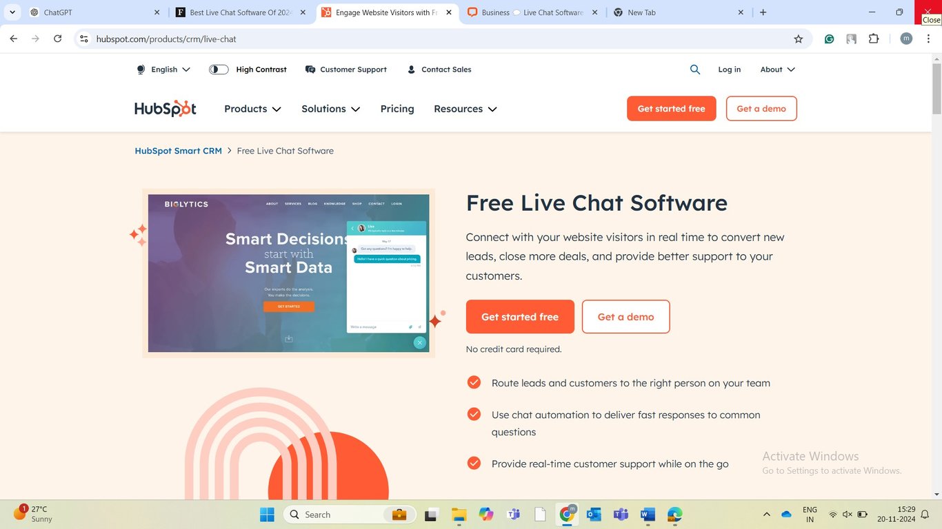 TechDogs-"Tool 4: HubSpot"-"A Screenshot Of HubSpot Dashboard"