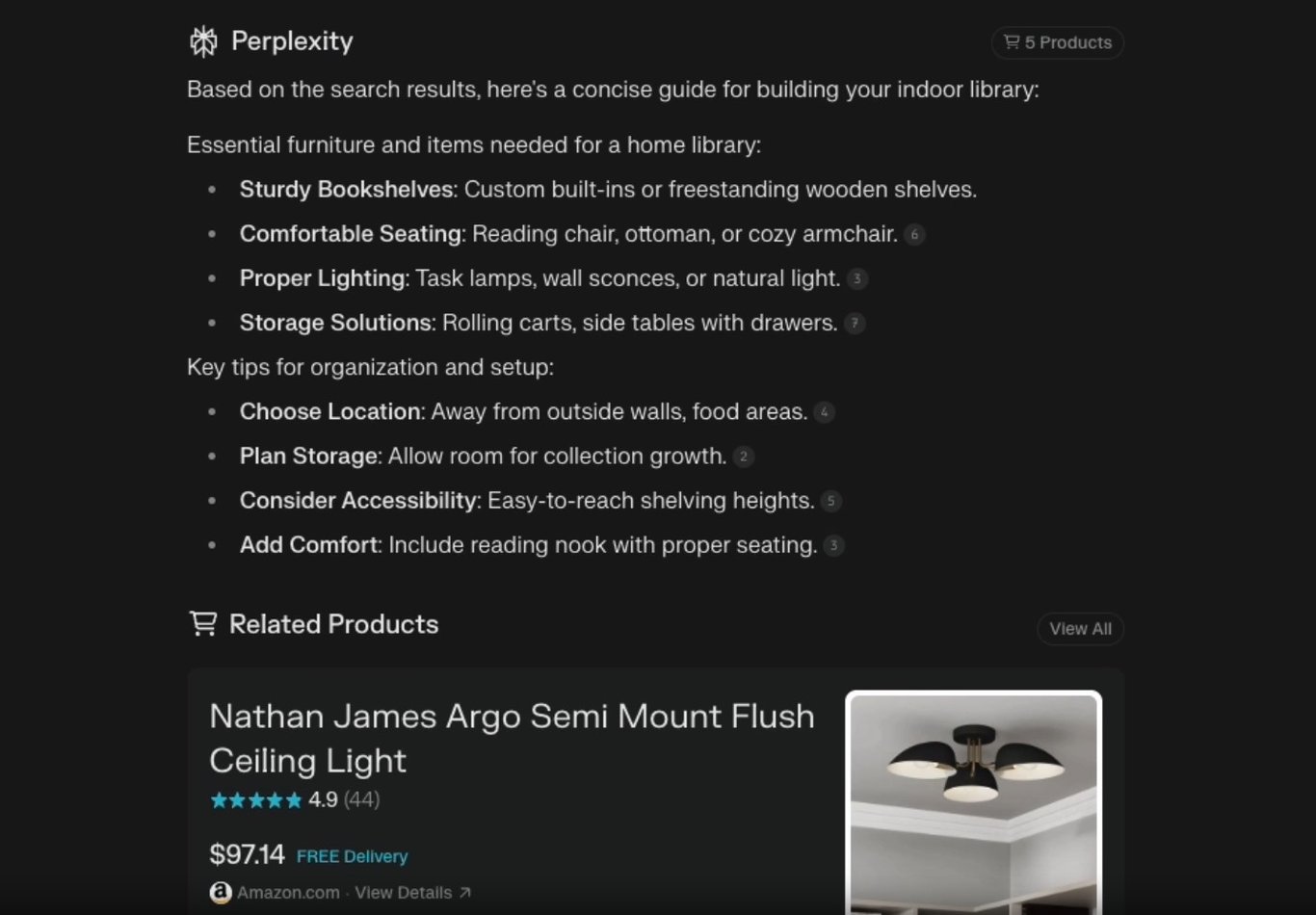 TechDogs-"A Screenshot From Perplexity's Video Announcing The New Shopping Features"