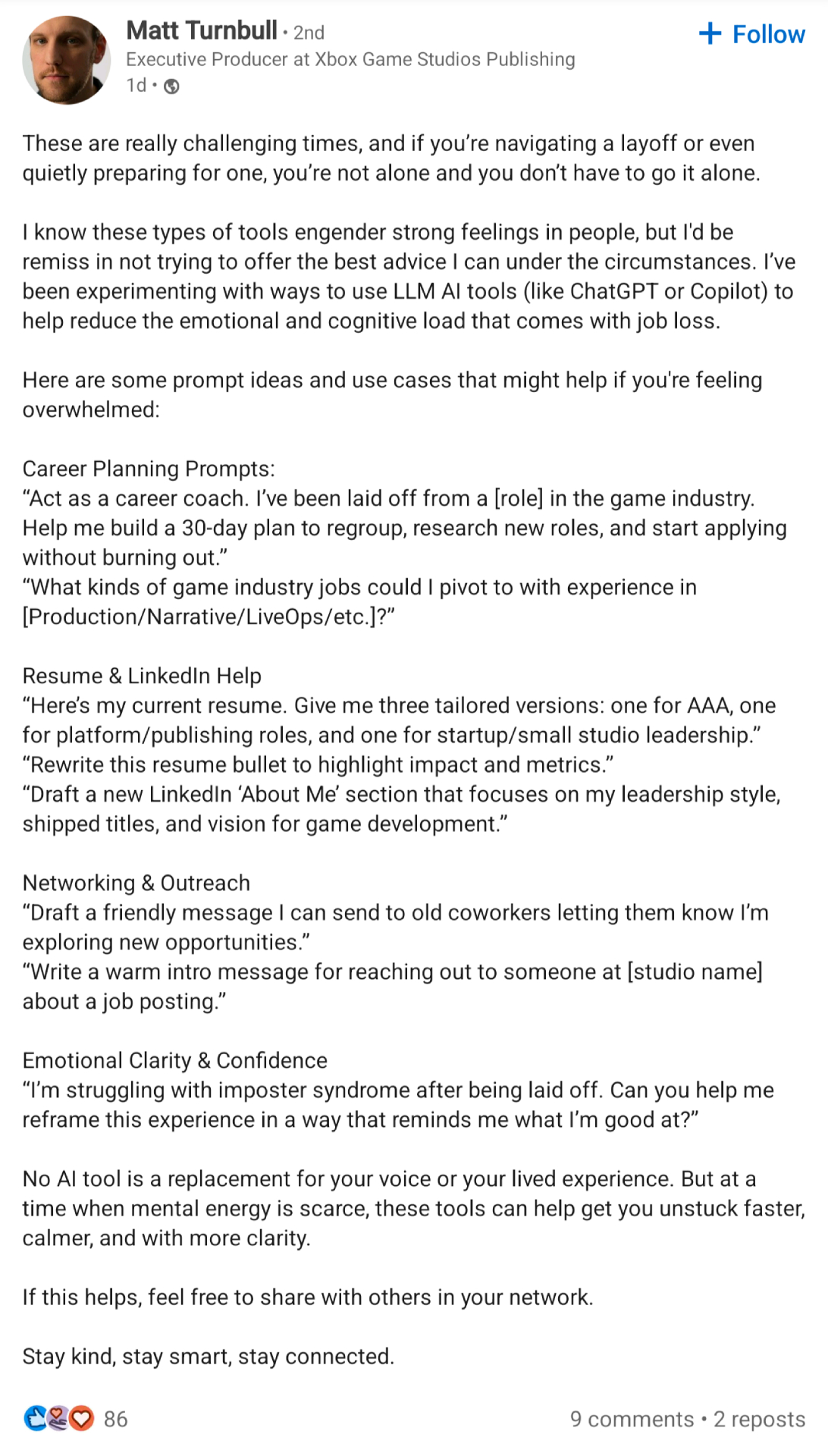 TechDogs-"A Screenshot Of Matt Turnbull's Post"