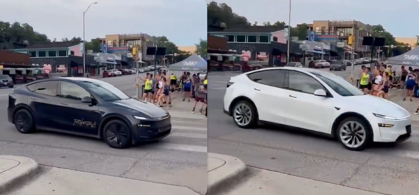 TechDogs-"An Image Of Tesla's Model Y Robotaxi Test In Austin, Texas"