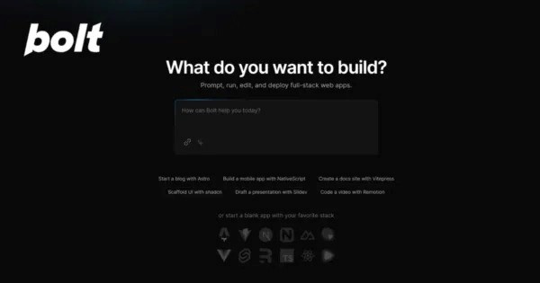 TechDogs-"Introduction To Bolt.New"-"An Image Of Bolt"