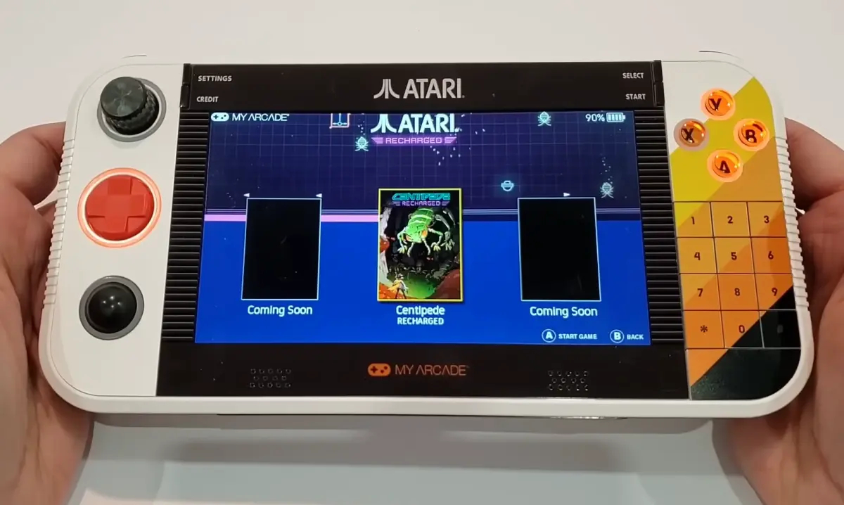 TechDogs-"An Image Of The Atari And My Arcade Gamestation Go"