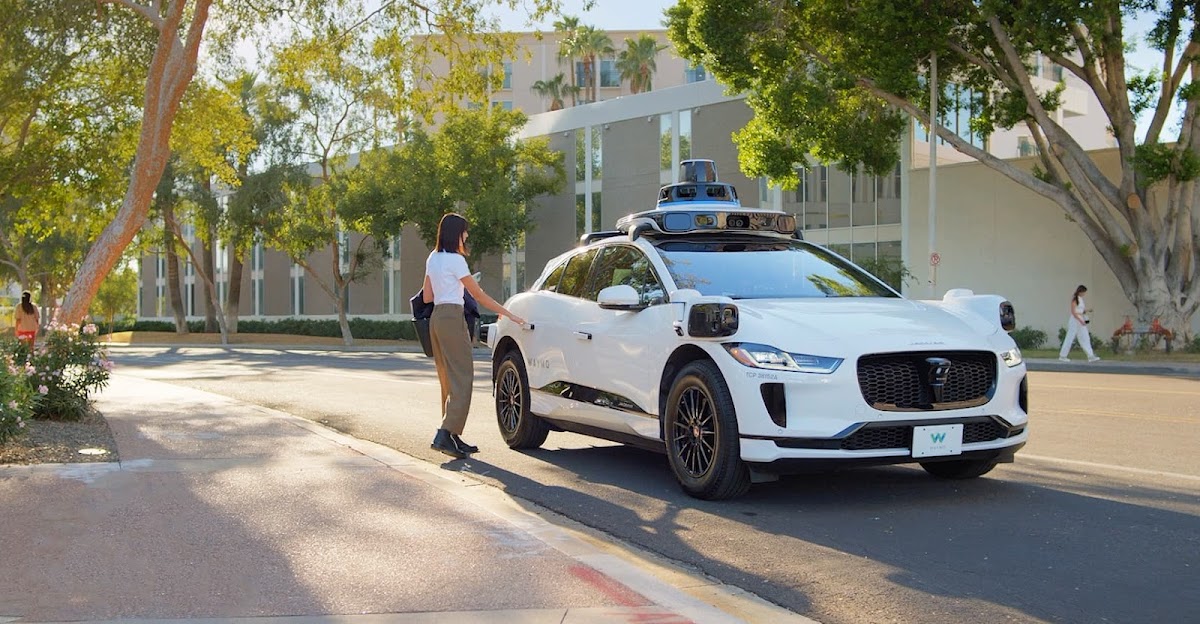 TechDogs-"An Image Of A Waymo Robotaxi"