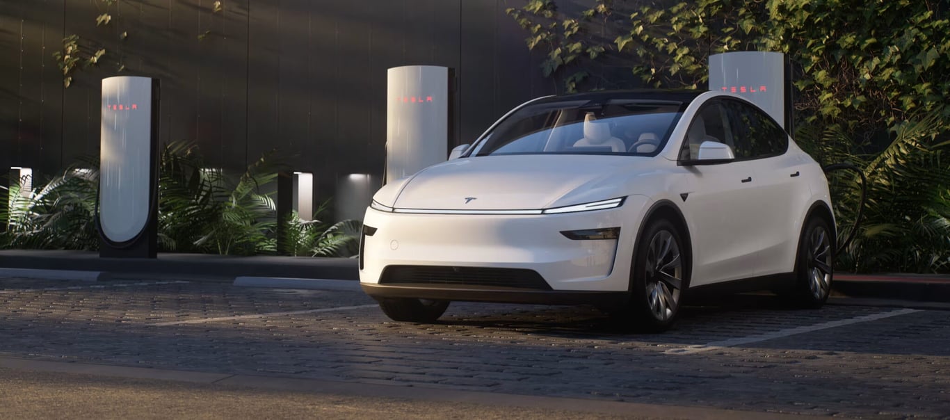 TechDogs-"An Image Of Tesla's Model Y (2025 Version)"