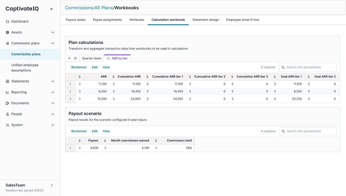 TechDogs-“Tool 5: CaptivateIQ”-“Screenshot Of CaptivateIQ Dashboard”