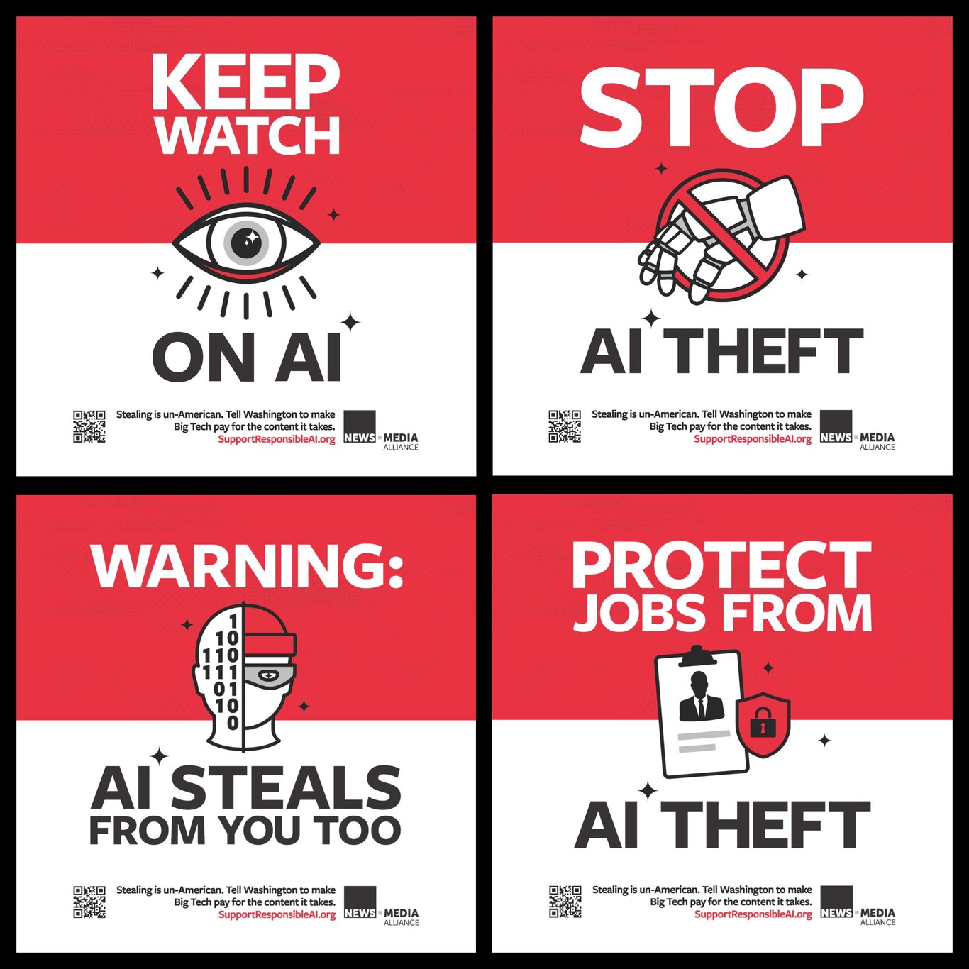 TechDogs-"A Collage Of The Ads Run By News/Media Alliance"