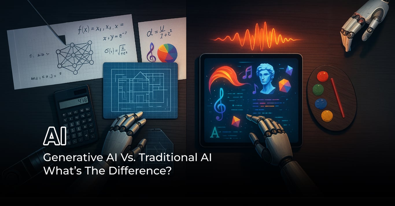 TechDogs-"Generative AI Vs. Traditional AI: What’s The Difference?"