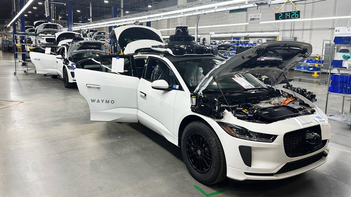 TechDogs-"An Image Of Waymo Vehicles Being Inspected And Assembled During General Assembly"